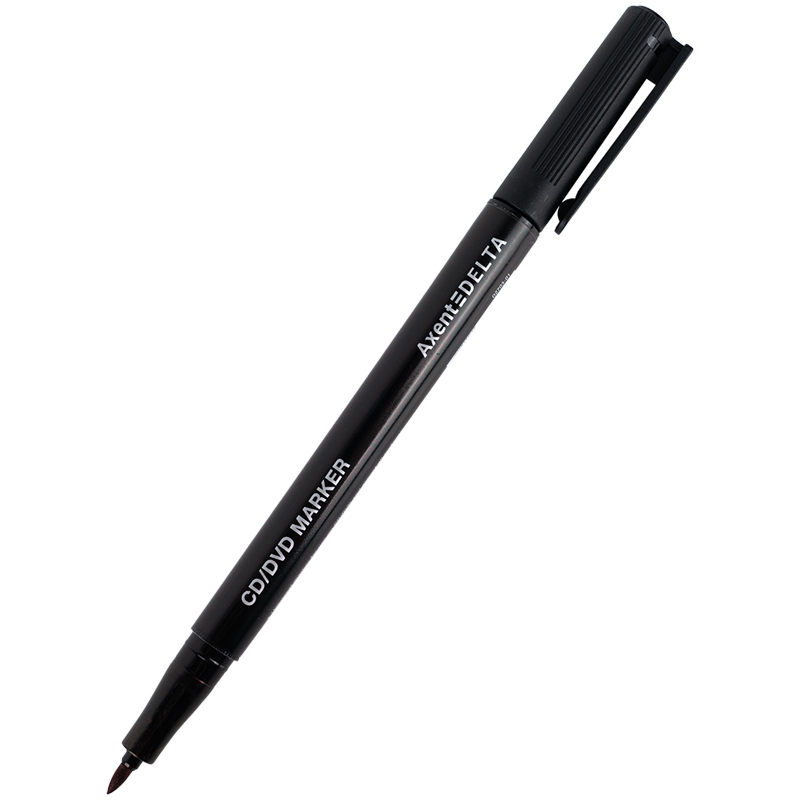 Маркер DELTA D2703 CD/DVD 1,0 чорний (D2703-01)